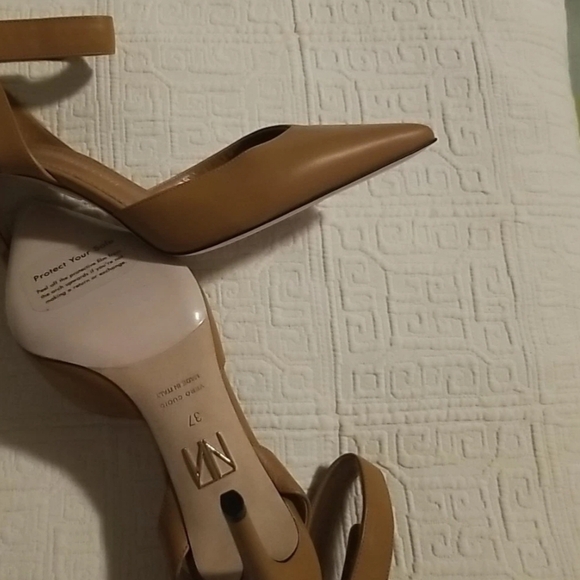 Tamara Mellon Camel Ankle Strap Heels - Picture 3 of 5